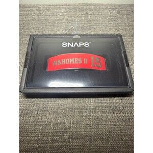 NIB Snaps  Kansas City Chiefs Patrick Mahomes Hat Strap Accessory Clip